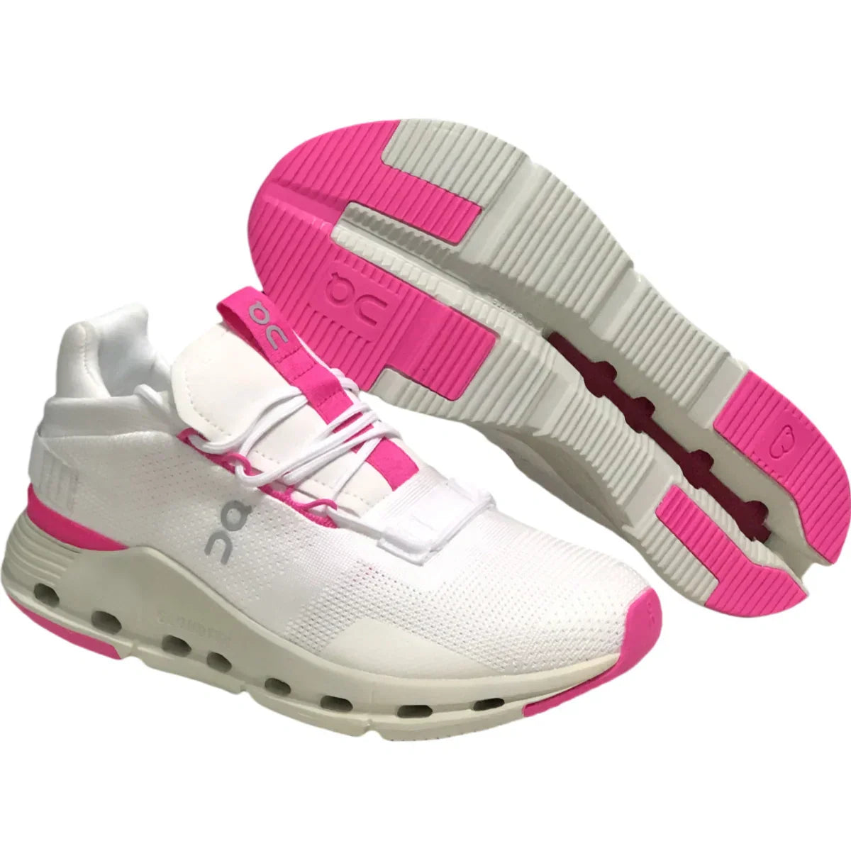 On Cloudnova Women's  White/Pink