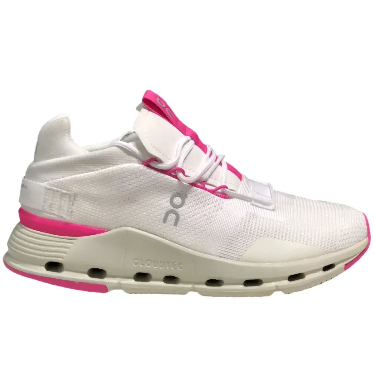 On Cloudnova Women's  White/Pink